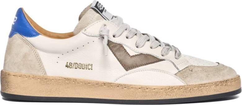 4B12 Witte Sneakers voor Mannen
