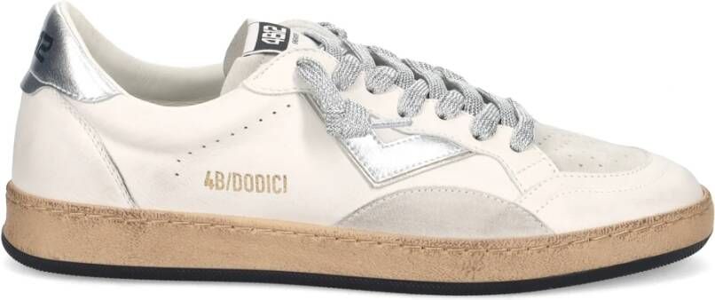 4B12 Witte Sneakers voor Stijl en Comfort White Dames