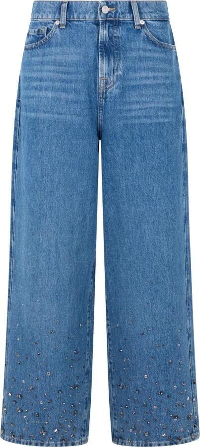 7 For All kind Embellished Tailorless Slouchy Wide