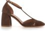 A. Bocca Bruine hakken met vierkante neus Brown Dames - Thumbnail 1
