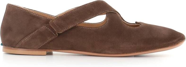 A. Bocca Bruine platte ballerina schoenen Brown Dames