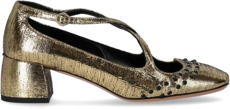 A. Bocca Hoge hakken Two For Love Gold Pump in goud