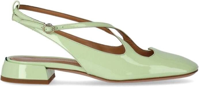 A. Bocca Hoge hakken Light Green Slingback Pump in groen