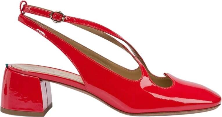A. Bocca Rode Vernice Sling Back Liefde Red Dames
