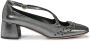 A. Bocca Zilveren Halfhak Pumps Stud Detailing Gray Dames - Thumbnail 1
