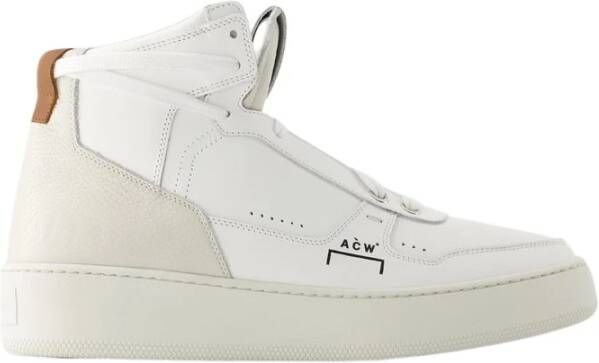 A-Cold-Wall Beige Leren Hi Top Sneakers Luol II Beige Heren