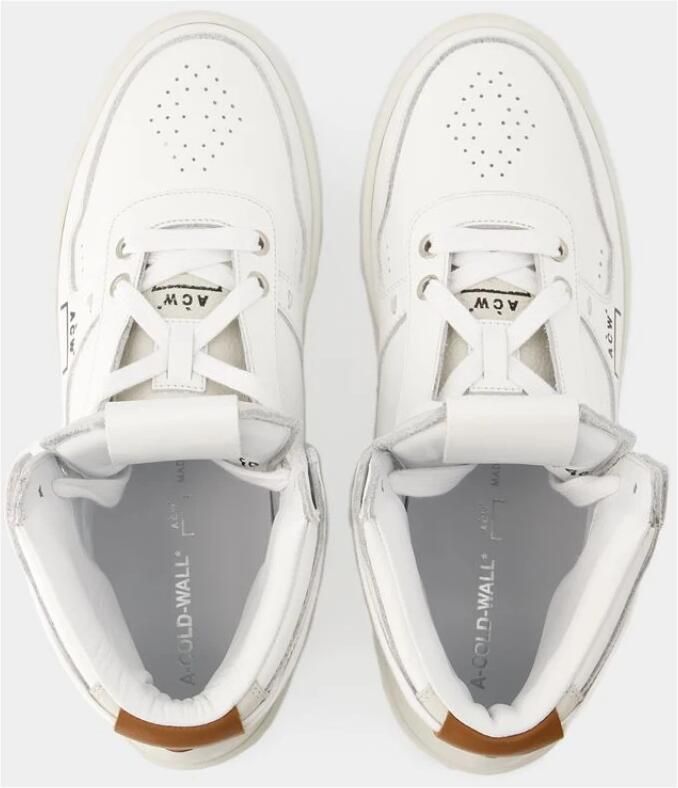 A-Cold-Wall Beige Leren Hi Top Sneakers Luol II Beige Heren - Foto 2