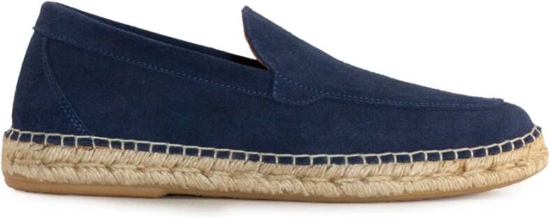 Abarca Blauwe Suède Loafer Schoenen
