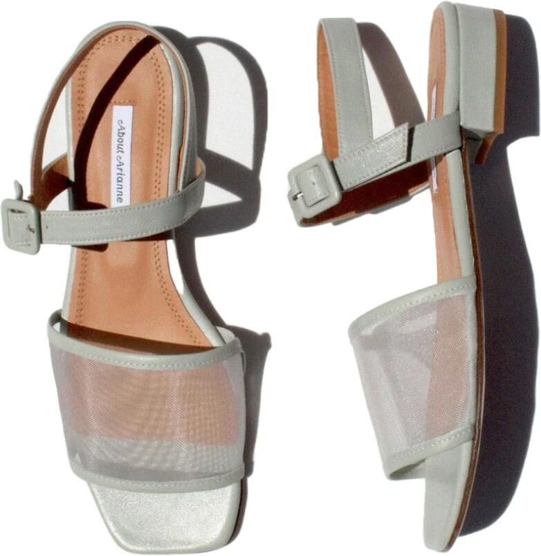 About Arianne Marini Mesh-Panelled leren sandalen - Foto 2