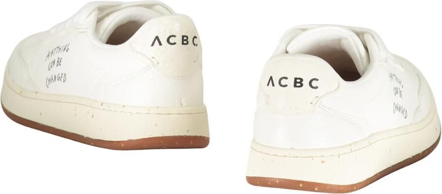 Acbc Minimalistische witte sneakers met details