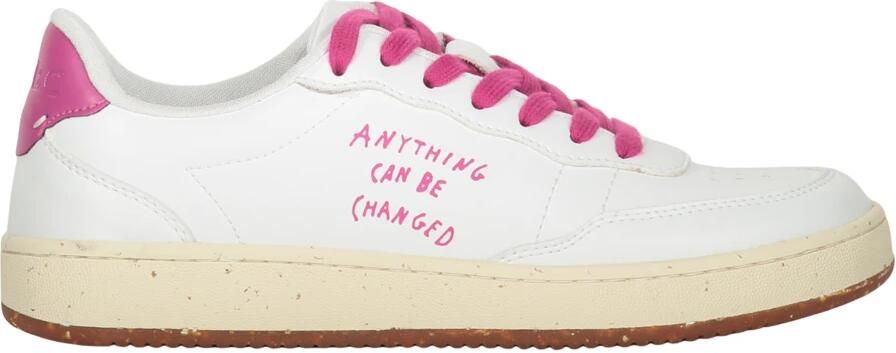 Acbc Minimalistische witte sportschoen met roze details - Foto 2