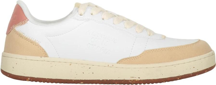 Acbc Witte minimalistische sneakers met beige details - Foto 2