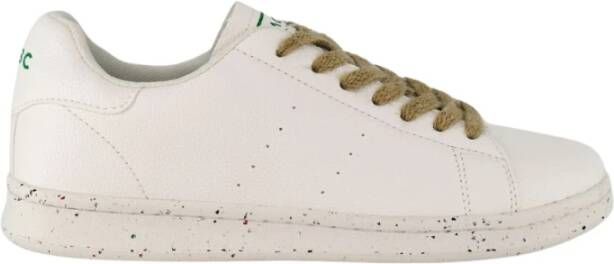 Acbc Witte Sneakers met Gestippelde Zool Details