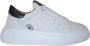 Acbc Zwarte Kokosnoot Glanzende Sneaker White Dames - Thumbnail 1