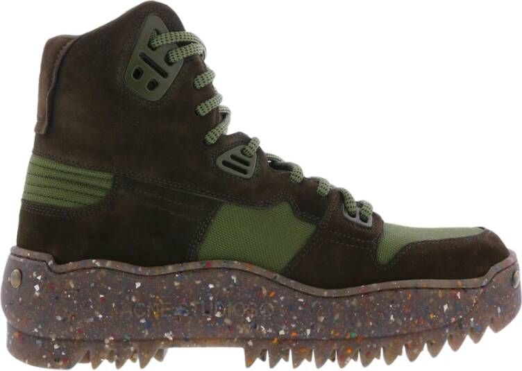 Acne Studios Desert High Top Boots Groen Heren