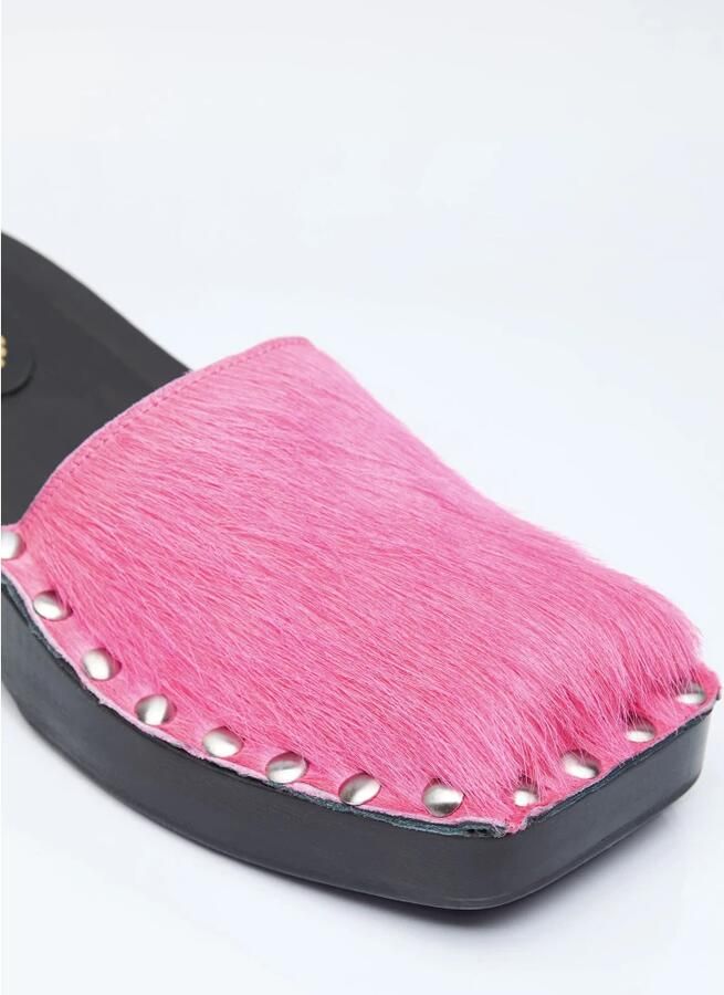 Acne Studios Hairy Wood Clogs - Foto 5