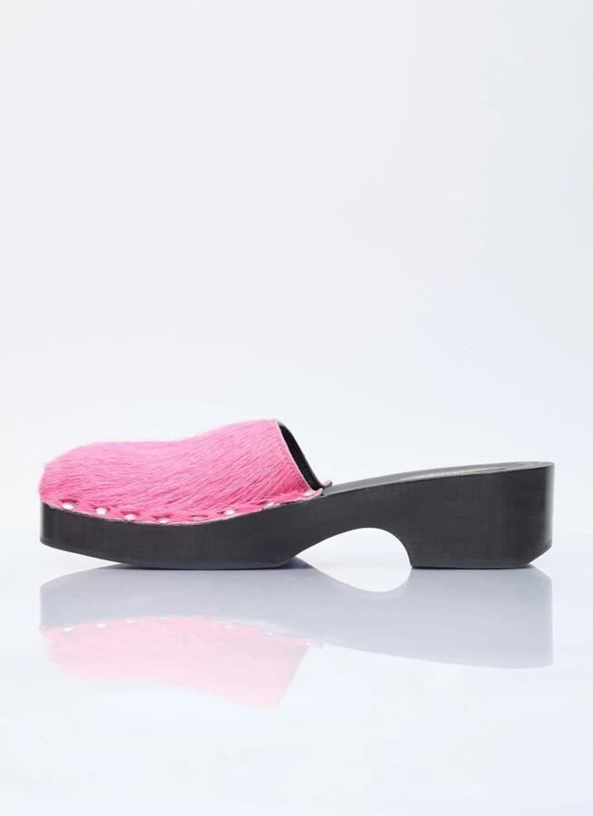 Acne Studios Hairy Wood Clogs - Foto 7