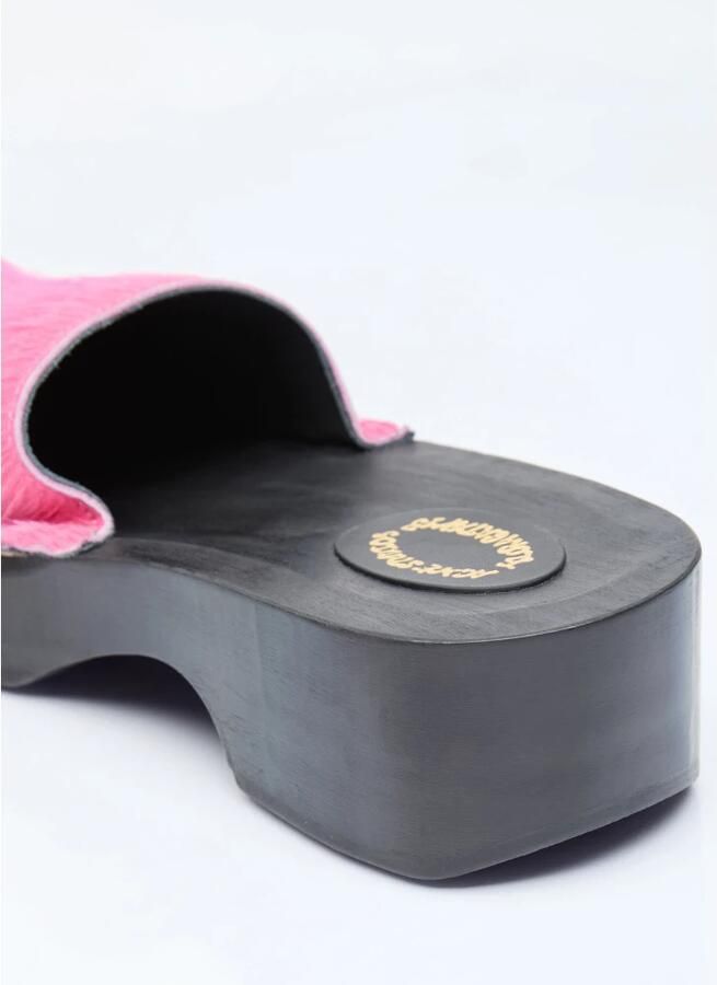 Acne Studios Hairy Wood Clogs - Foto 6