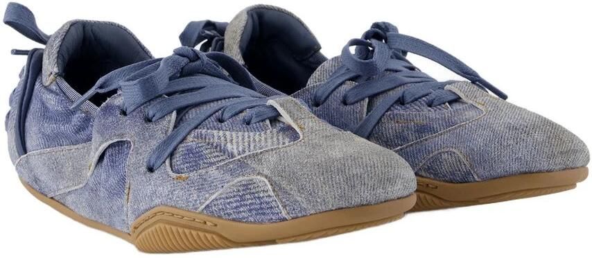 Acne Studios Low-Top Sneakers Fn Wn Shoe000941 Sneakers Leather Blue in blauw - Foto 2
