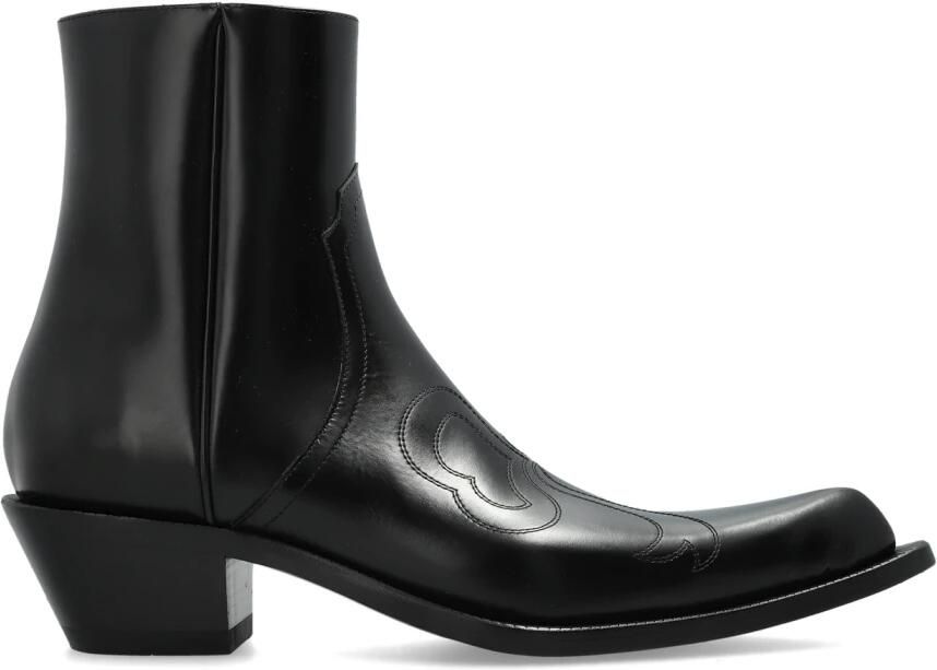 Acne Studios Puntige Cowboy Enkellaarsjes