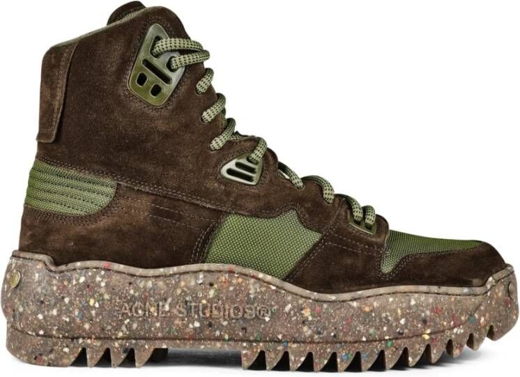 Acne Studios Desert High Top Boots Groen Heren