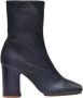Acne Studios Bathy Grain Ankle Boots Blauw Dames - Thumbnail 1