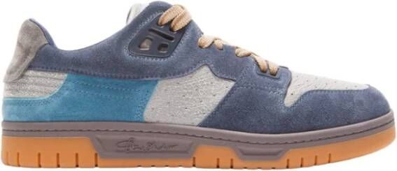 Acne Studios Lage Fuzzy Schoenen in Grijs Blauw Multicolor Dames