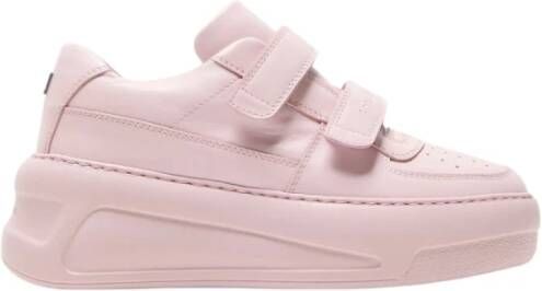 Acne Studios Pastel Pink Leren Sneakers