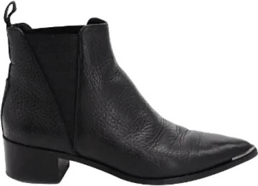 Acne Studios Pre-owned Leather boots Black Dames