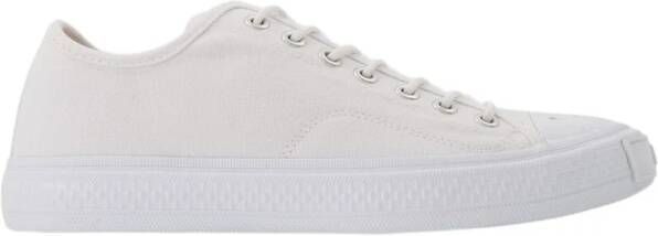 Acne Studios Witte Canvas Ballow Tag Trainers White Heren