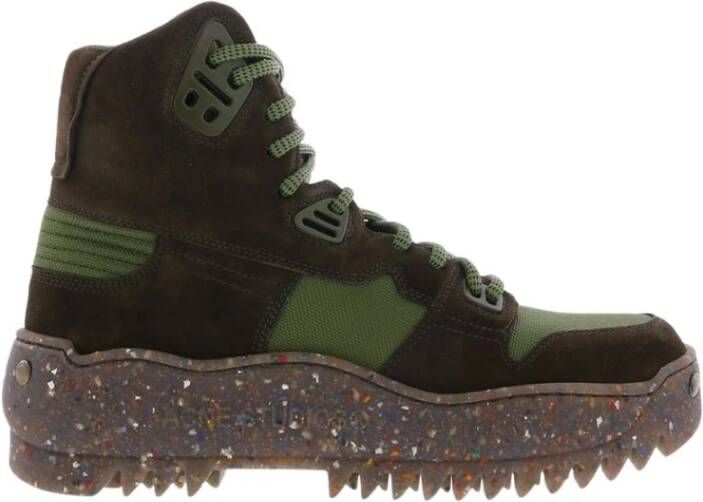 Acne Studios Woestijn Hiker Sneaker Groen
