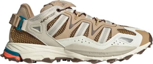 Adidas Ademende beige sneakers met verstelbare hiel en elastische veters Beige Heren