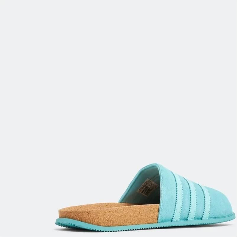 Adidas Kleurrijke Leren Sliders voor Heren Blauw - Foto 3