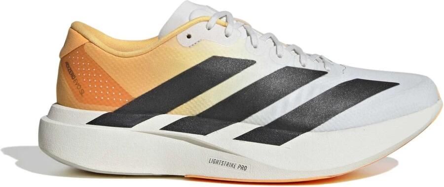 Adidas Adizero EVO SL Sneakers Heren Wit 2 3 Mesh Synthetisch