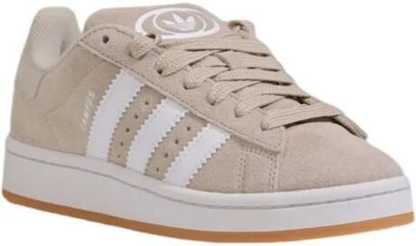 Adidas Beige Leren Sneaker Herfst Winter Collectie