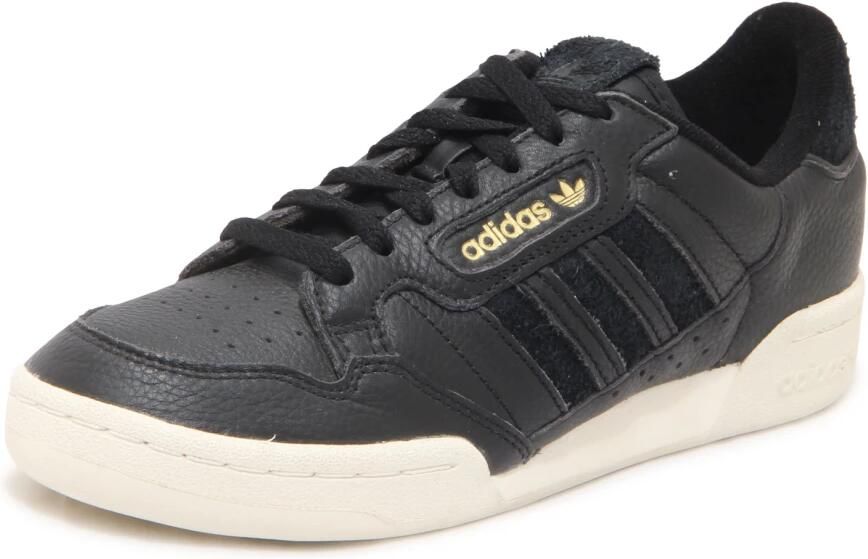 Adidas Originals Continental 80 Stripes Schoenen Core Black Off White Matte Gold Dames