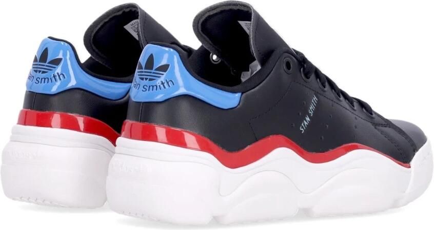 Adidas Zwarte Lage Schoen met Glanzende Versterking Black Dames