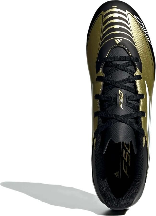 Adidas Performance F50 Club Messi senior voetbalschoenen zwart antraciet goud metallic - Foto 3