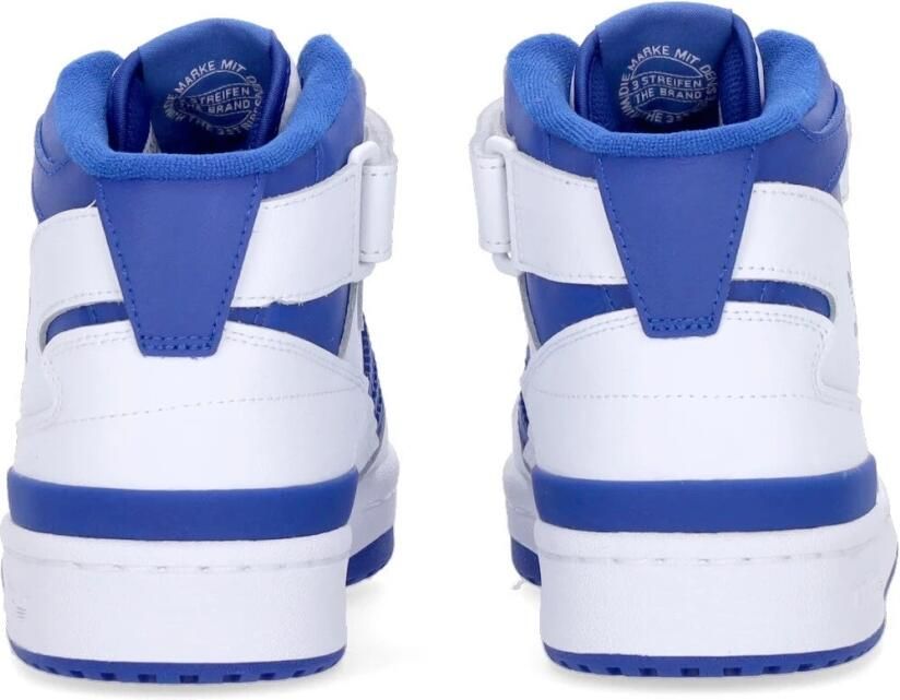 Adidas Originals Forum Mid Schoenen Cloud White Royal Blue Cloud White Dames - Foto 4