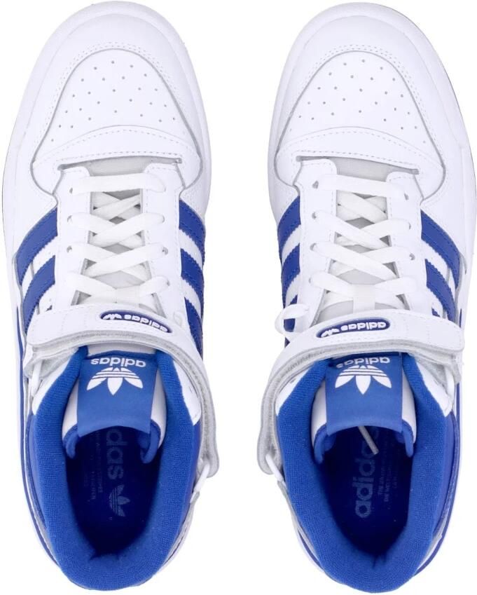 Adidas Originals Forum Mid Schoenen Cloud White Royal Blue Cloud White Dames - Foto 3