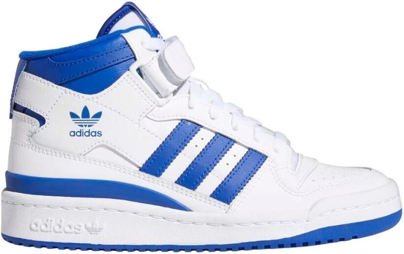 Adidas Originals Forum Mid J Sneaker Basketball Schoenen ftwr white team royal blue ftwr white