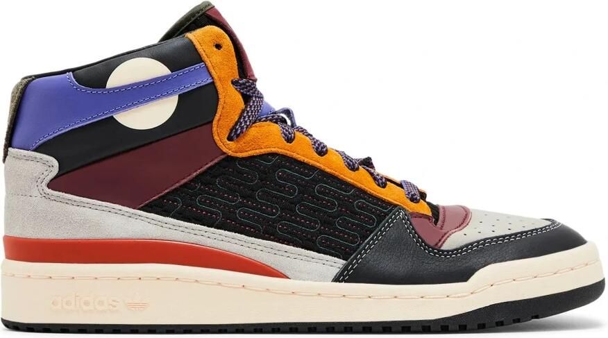 Adidas Originals ‘Forum Mid’ sneakers Zwart Heren