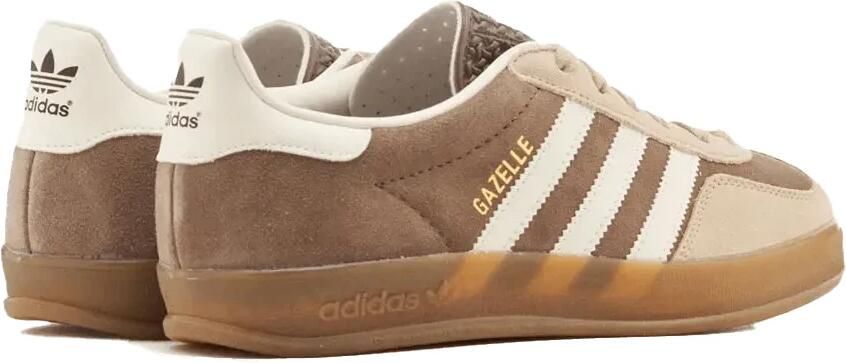 Adidas Originals Gazelle Indoor Earth Strata Cloud White Magic Beige- Dames Earth Strata Cloud White Magic Beige