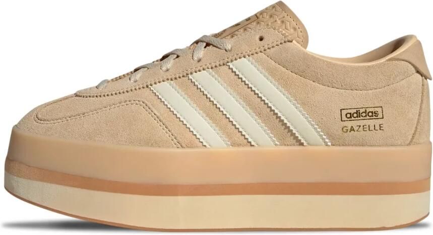 ADIDAS ORIGINALS Sneakers laag 'GAZELLE STACK' sand goud wit