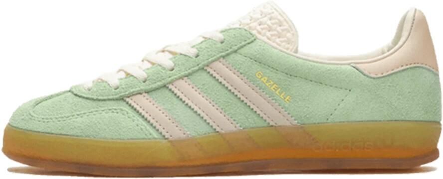Adidas Originals Gazelle Indoor Semi Green Spark Almost Yellow Cream White- Semi Green Spark Almost Yellow Cream White - Foto 4