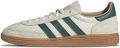 Adidas Handball Spezial Sneakers Wit 2 3 Mesh Synthetisch - Beige/Groen/Wit