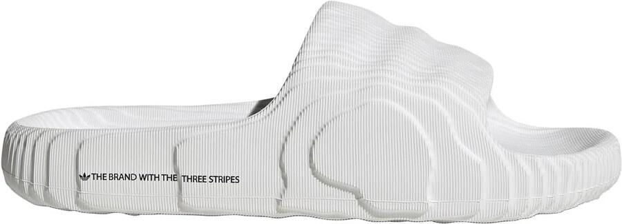 Adidas Originals Adilette 22 Slides Crystal White Crystal White Core Black- Crystal White Crystal White Core Black - Foto 3