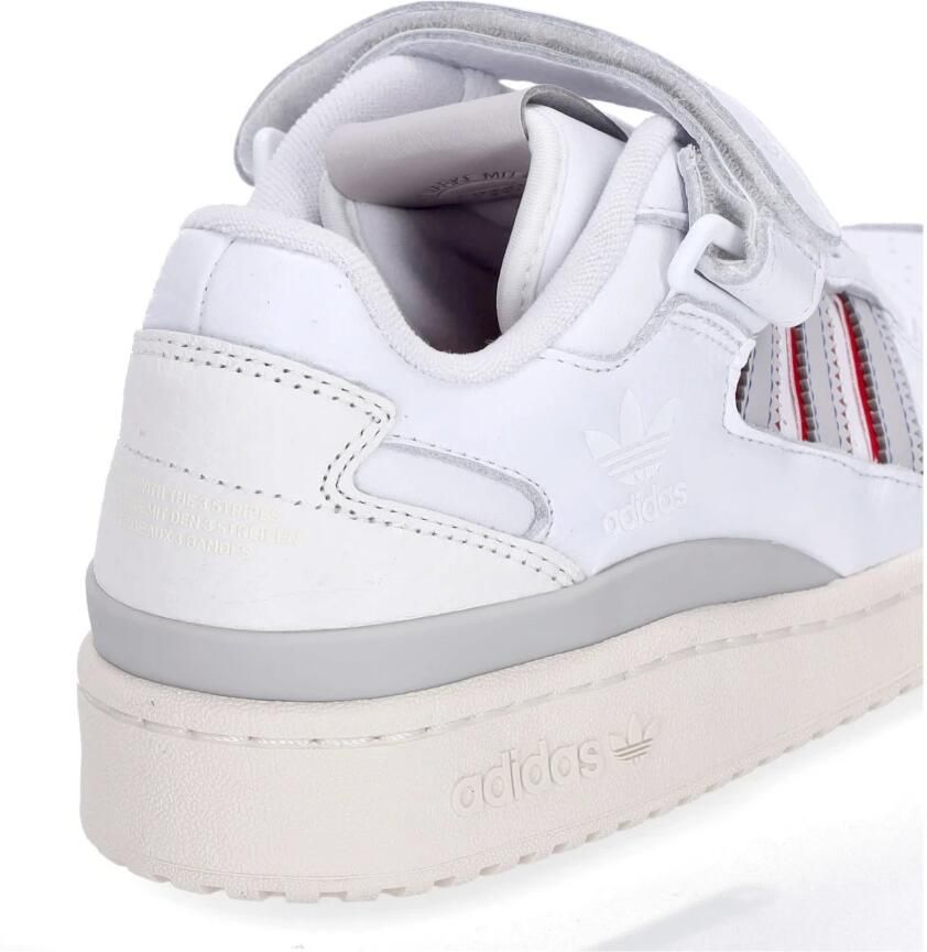 Adidas Originals Forum Low Sneaker Basketball Schoenen ftwr white grey one blue