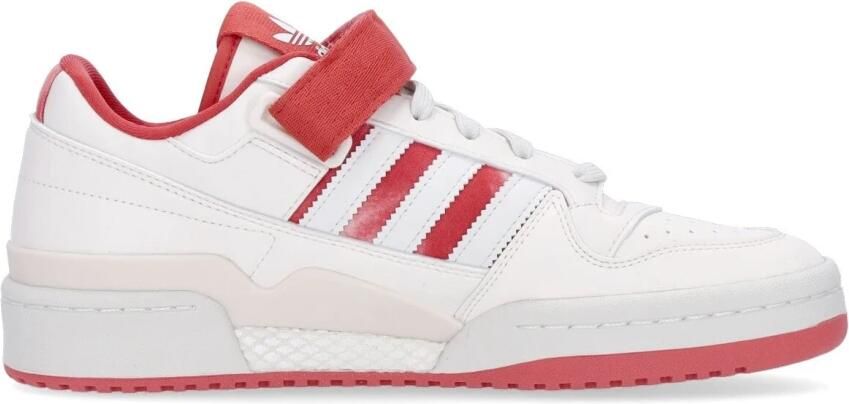 Adidas Originals Forum Low Heren Sneakers Schoenen Wit-Rood GW2043