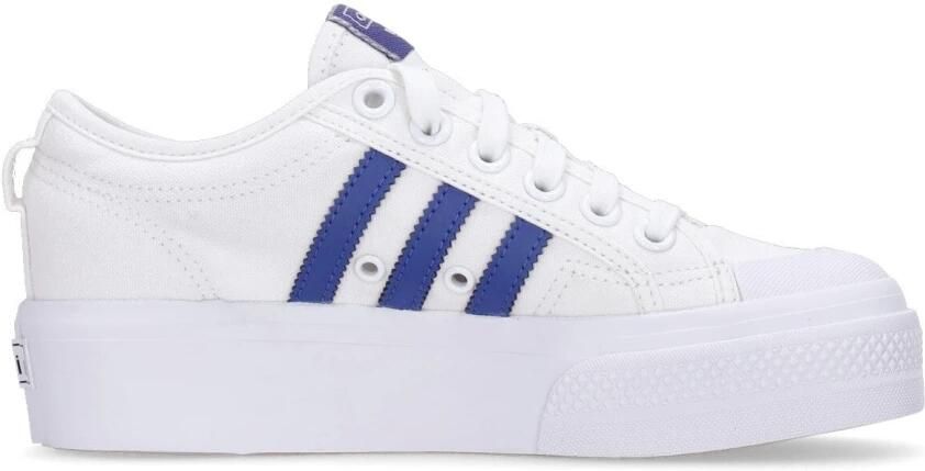 Adidas ORIGINALS Nizza Platform Sneakers Ftwr White Semi Lucid Blue Core Black Dames - Foto 4